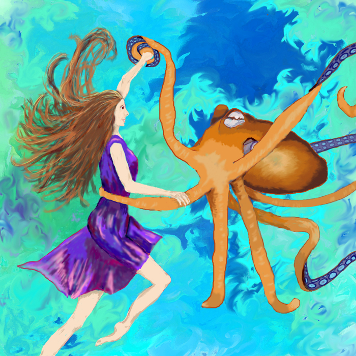 Dancing with an octopus
